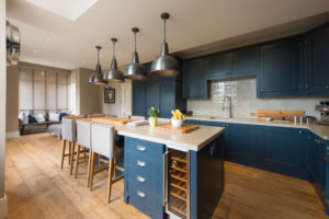 Kitchen real wood flooring