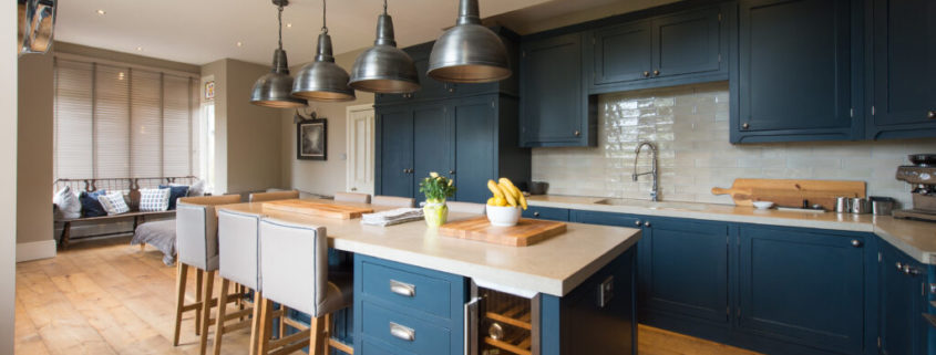 Kitchen real wood flooring